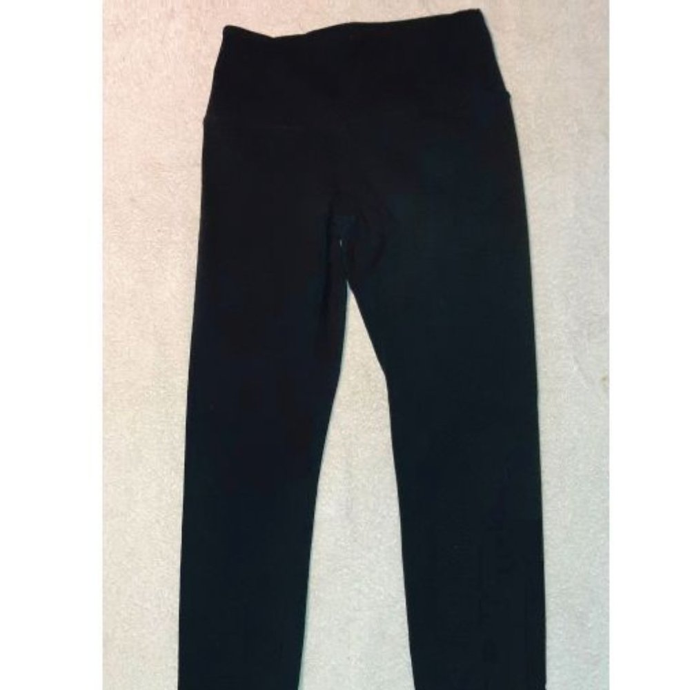 Ladies' Black Stretch Leggings by Poof-NY   S/M